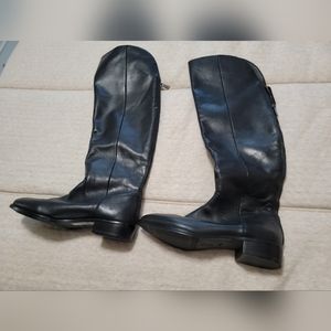 NWT Black Saks Fifth Avenue black riding boots